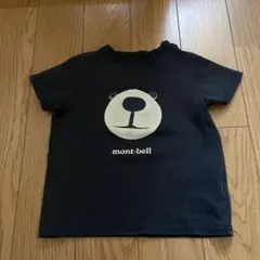 mont-bell クマ顔プリント Tシャツ 90