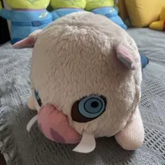 鬼滅の刃　嘴平伊之助　メガジャンボ　寝そべり　ぬいぐるみ　タグ付き　プライズ