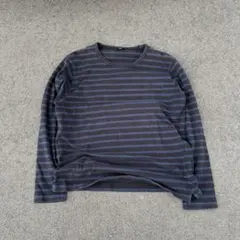 UNIQLO ボーダー ロンt y2k 古着cityboy 00s