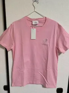 【2023春夏】 Ami paris アミパリス クルーネック Tシャツ ピンク 2023春夏】 Ami paris アミパリス クルーネック Tシャツ ピンク - メルカリ