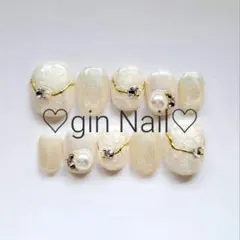 ネイルチップ　オーダー　マグネット　ニュアンス　ミラー　ベリーショート　現品