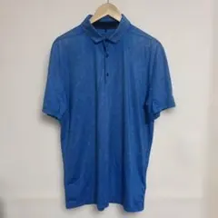 ナイキゴルフ　メンズ　半袖ポロシャツ　総柄　L　ドライ