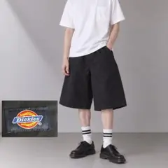 Dickies ディッキーズ ブラック ショーツ ハーフパンツ 黒 W40 極太