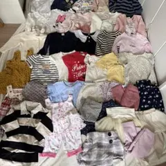 39点まとめ売り女の子80 保育園着替え　ワンピース　フリル　レース