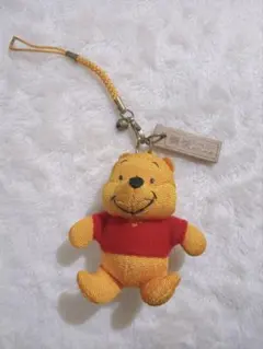 くまのプーさん ちりめん ストラップ 廃盤品