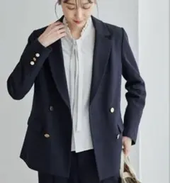 【ROPÉ PICNIC】ネイビー テーラードジャケット