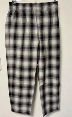 黒白チェック スラックス Mサイズ