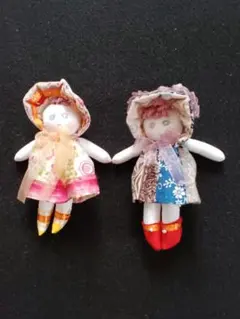 ハンドメイド人形(手づくり人形)2体