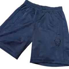 美品 ルシアンペラフィネ スカル総柄 ショートパンツ XS 紺 日本製 A071のサムネイル