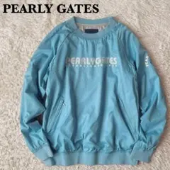 パーリーゲイツ スニード 蓄熱 サイドファスナー ライトブルー メンズXL