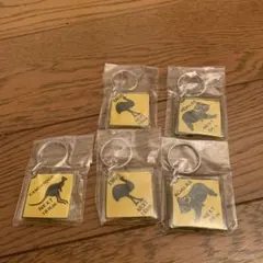 カンガルー・エミュー・コアラ キーホルダー 5個セット　オーストラリアお土産