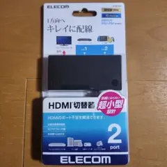 【新品】ELECOM HDMI切替器 2ポート DH-SWL2CBK