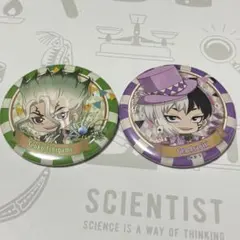Dr.STONE チェス缶バッジ 石神千空＆あさぎりゲン4セット - メルカリ