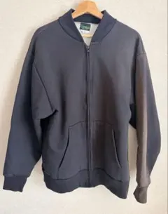 90’s USA製CAMBER スウェットブルゾン　Lサイズ　フェード　ブラック