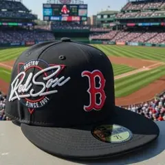未使用品★NEWERA Boston Red Sox Black Neon