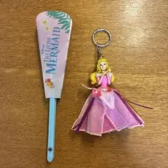 オーロラ姫 キーホルダー＆アリエル センス