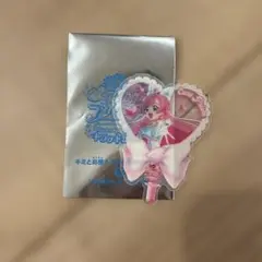 キミとアイドルプリキュア　入場者特典　うちわ型クリアカード　キュアプリズム