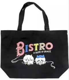 ちいかわ トートバッグ ビストロ ハチワレ ブラック トーキング・ヘッズ
