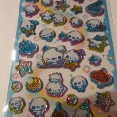 な*な様 キャンディグリッターステッカー あわわちゃん