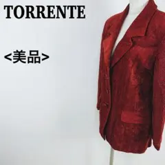 【美品】TORRENTE ボタン付きジャケット キュプラのサムネイル