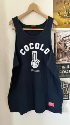 COCOLO BLAND タンク トップ ネイビー XLのサムネイル