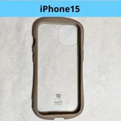 iFace iPhone15用 ケース REFLECTION ベージュ