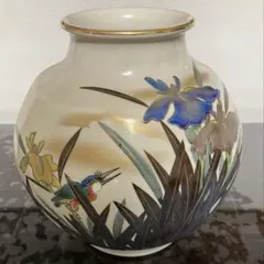 ★九谷焼✦眞榮★ビンテージ品✦❀花入れ✿壺 ☆九谷焼✦眞榮☆ビンテージ品✦❀花入れ✿壺