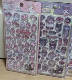 海外限定　うるちゅる　ボンボンドロップシール　正規品　マイメロ　クロミ