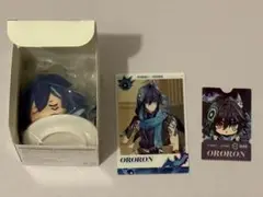 【3点セット】スシロー 原神 コラボ オロルン ミニフィギュア　カード　ピック