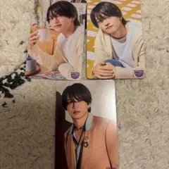 timelesz 松島聡＆猪俣周杜 両面トレカ3枚セット