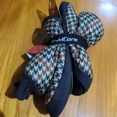 【新品未使用】ワークマン　ルームブーツ　ブラウン　千鳥柄　25〜27cm