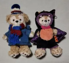 ダッフィー ぬいぐるみバッジ　ハロウィン　冬