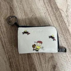 COACH X PEANUTS】コーチ ジップ キー ケース・スヌーピー - メルカリ