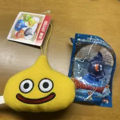 ドラゴンクエスト スライム ぬいぐるみキーホルダー ラウンドワン限定　2点セット