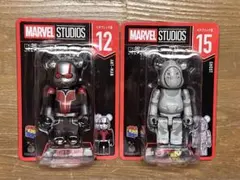 MARVELベアブリックHappyくじBE@RBRICK 12、15 2体セット
