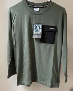 OUTDOOR PRODUCTS 長袖カットソー 150 カーキ キッズ 秋向け