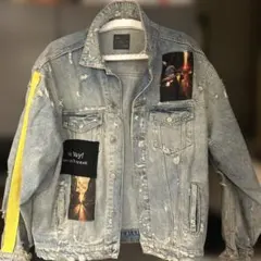 ヴィンテージ風ZARA MAN デニムジャケット L
