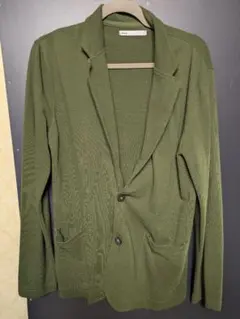 ikka テーラードジャケット L オリーブグリーン