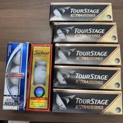 TOURSTAGE EXTRA DISTANCE等ゴルフボールまとめ売のサムネイル