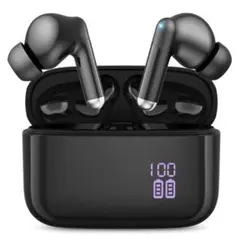 ワイヤレスイヤホン bluetooth5.4 *38時間の再生時間 *防水 黒