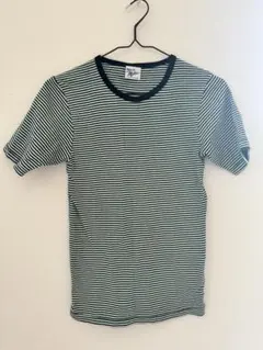 Robert P. Miller ストライプTシャツ グリーンのサムネイル