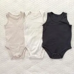 ベビー肌着 メッシュロンパース 3枚セット