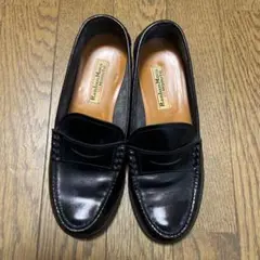 HARUTA ローファー Ranban Moca ブラック23.5cm 箱付