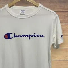 Champion チャンピオン ロゴTシャツ 白 S 半袖 綿メンズ レディース