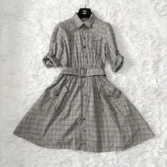 専用✨バーバリーブルーレーベル　チェック　ベルト　シャツ　ワンピース