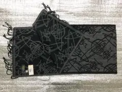 新品　ヴィヴィアンウエストウッド　総柄オーブ　マフラー　リバーシブル