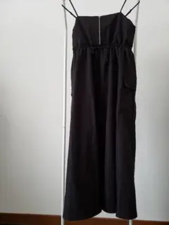 ブラック 　ロングスカート　LP　(Lサイズ)