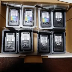 【使用済み】Canon純正インクカートリッジ　340XL 341XL 計8個
