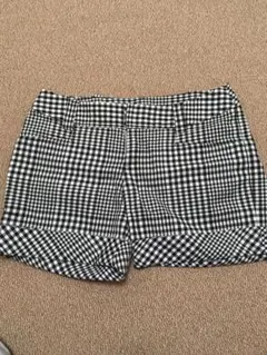 チェック ショートパンツ