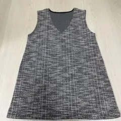 GRL ツイード　Vネック ミニワンピース Fサイズ